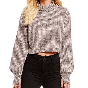 Free People turtleneck crop top size XS